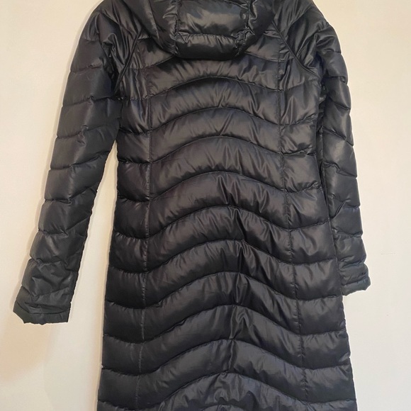Women’s jacket, The north face down jacket XS black past knee length - Picture 11 of 12